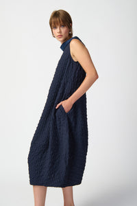 Joseph Ribkoff 241204 Textured Woven Sleeveless Cocoon Dress SS24