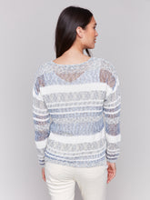 Load image into Gallery viewer, Charlie B C2804 Striped Sweater SS25
