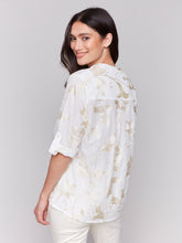 Load image into Gallery viewer, Charlie B C4188T Popover Blouse SS25
