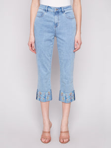 Charlie B C5473RR Jeans with Cuff SS25