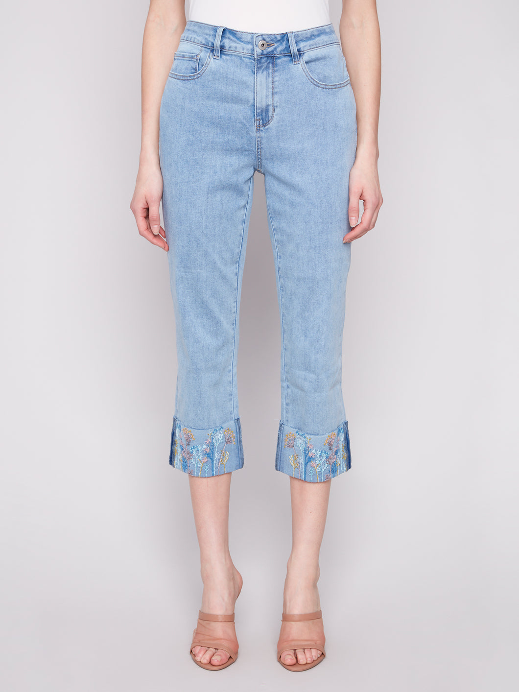 Charlie B C5473RR Jeans with Cuff SS25