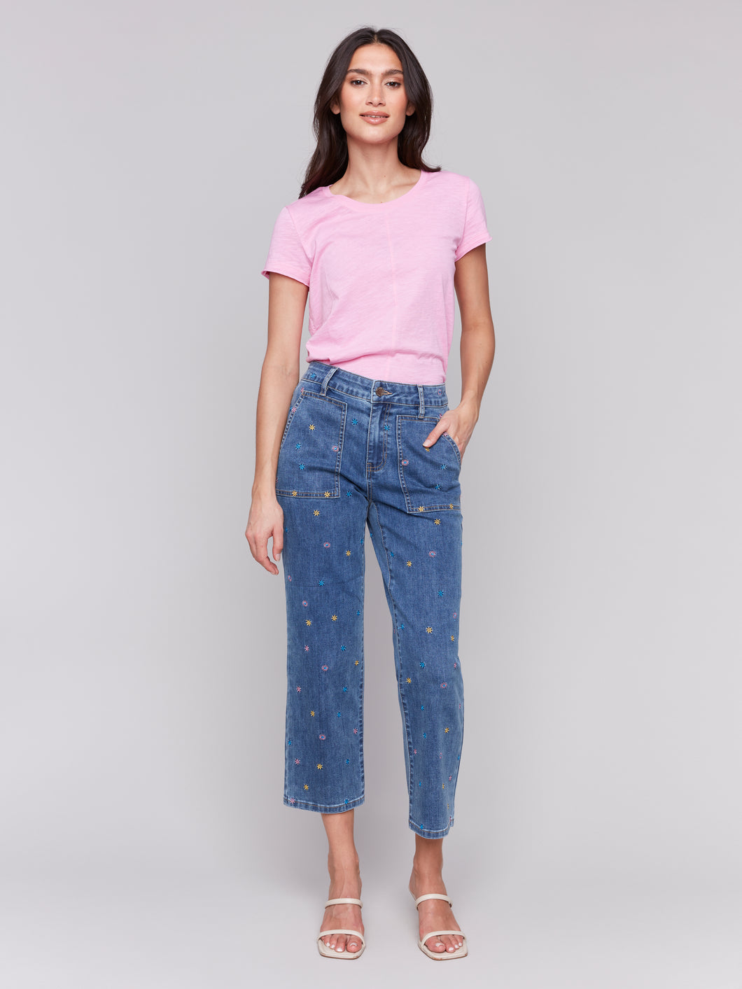 Charlie B C5632 Pork Chop Pocket Pant SS25