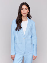 Load image into Gallery viewer, Charlie B C6301R Linen Blend Blazer SS25
