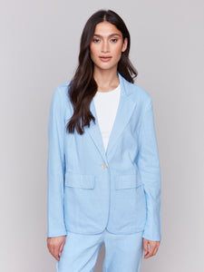 Charlie B C6301R Linen Blend Blazer SS25