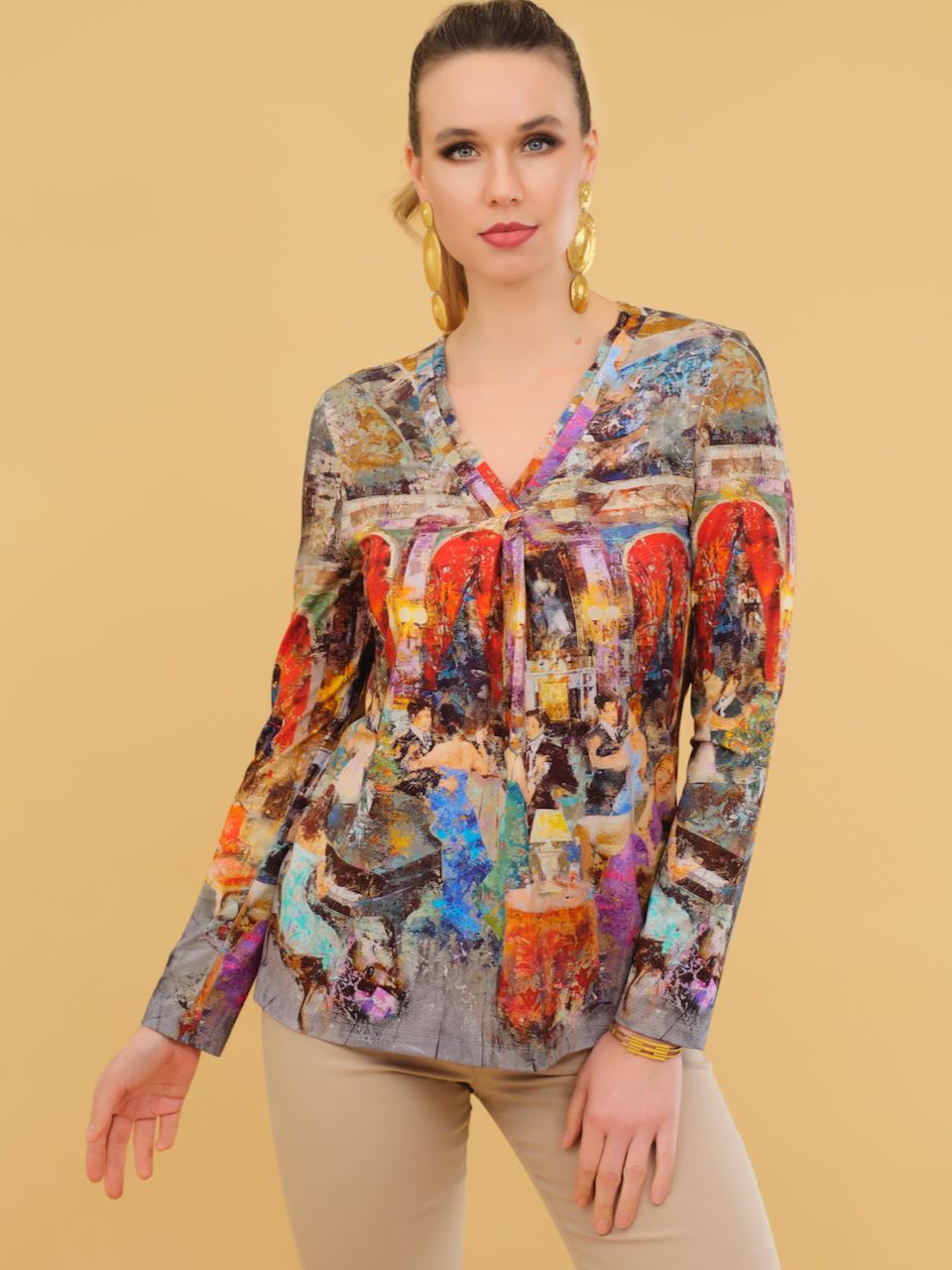 Dolcezza 73733 Printed Top FW23