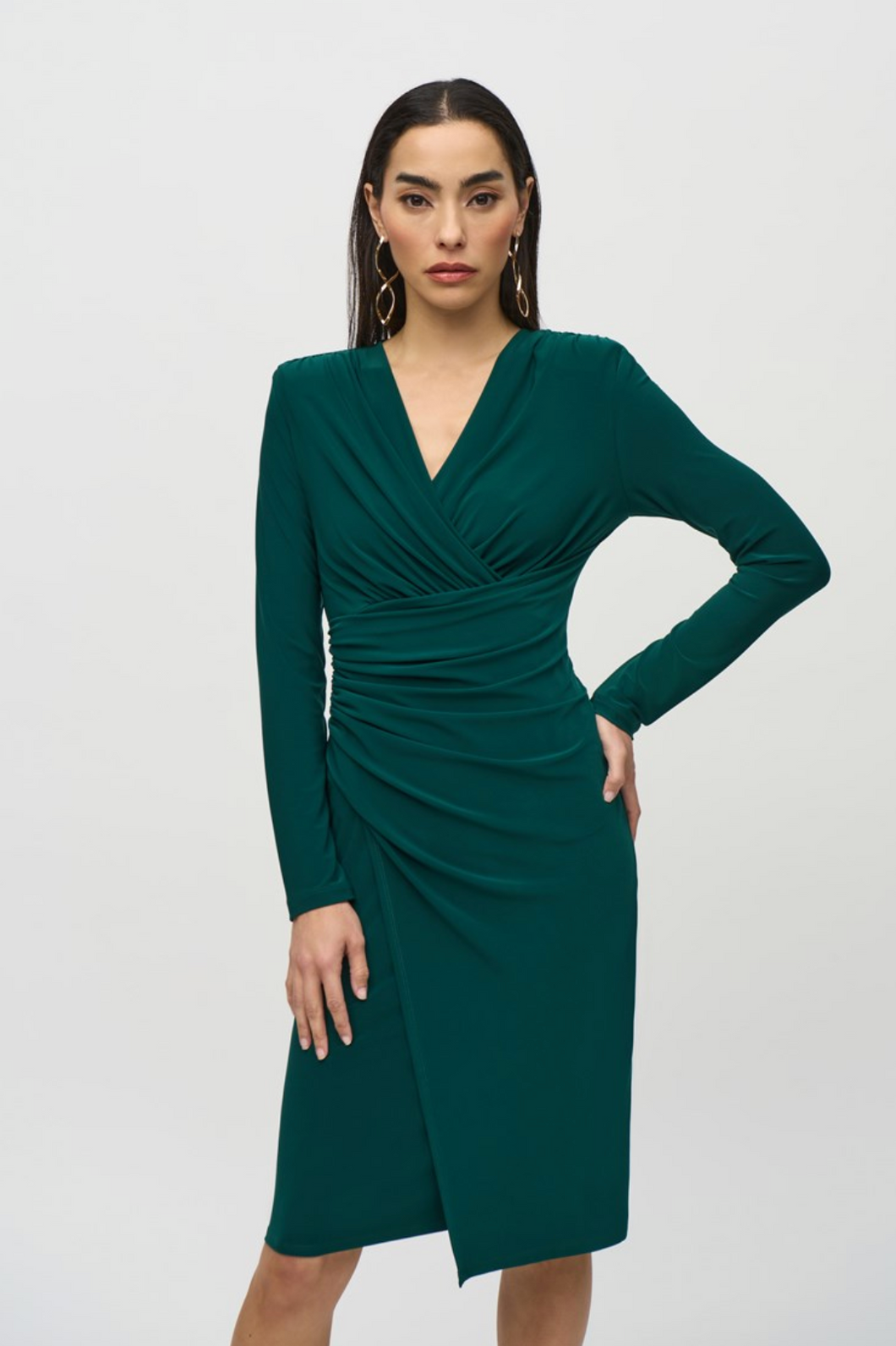 Joseph Ribkoff 244024 Silky Knit Wrap Dress FW24