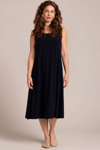 Sympli 28199 Square Neck Fit and Flare Dress SS25