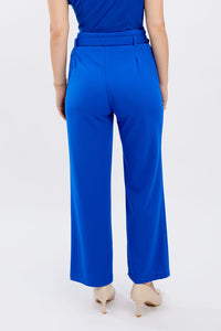 Frank Lyman 246125 Belted Cropped Wide Leg Pant S24
