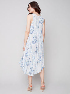 Charlie B - Printed Rayon Sleeveless Dress - C3147
